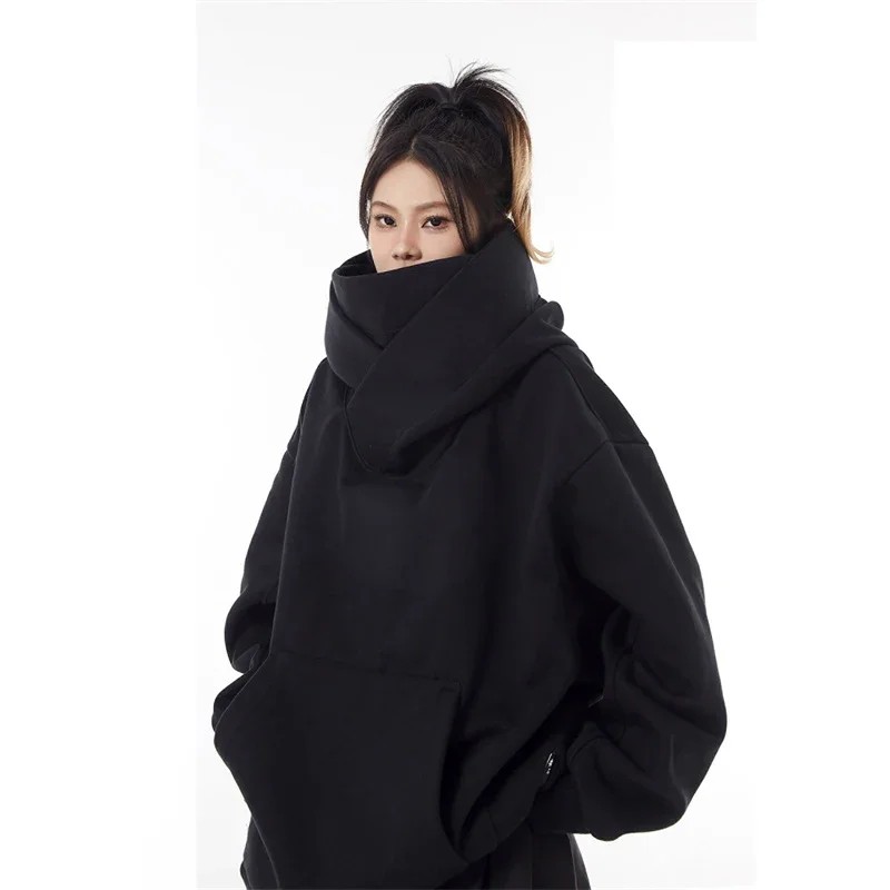 Men’s Oversized Ninja Turtleneck Hoodie