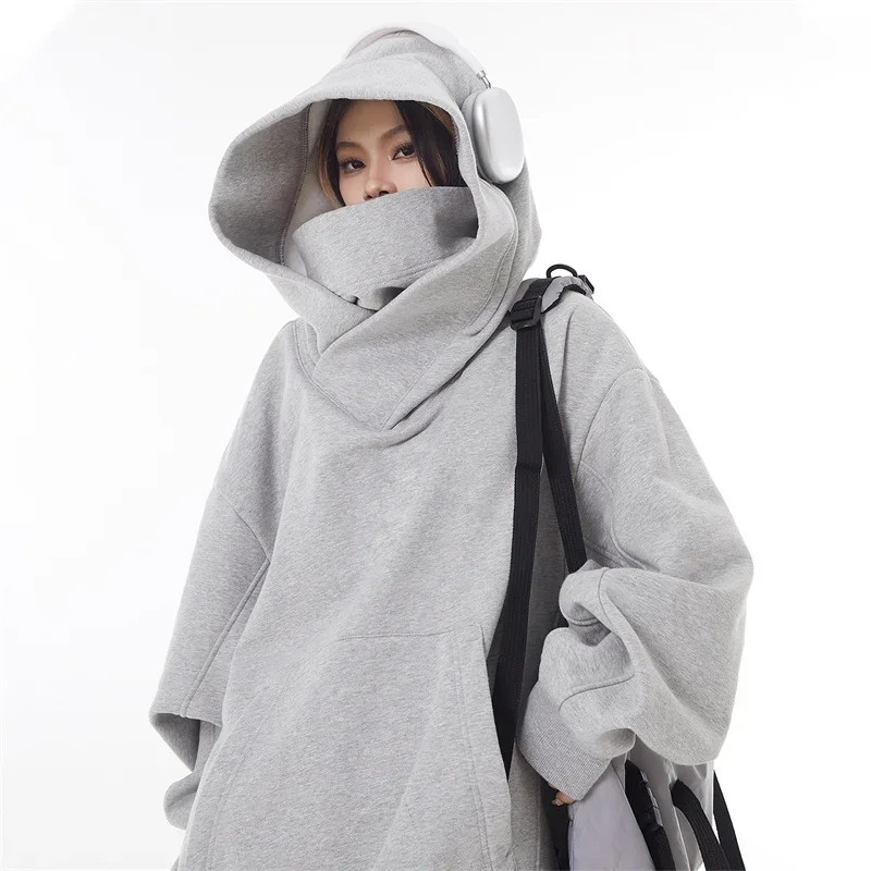 Men’s Oversized Ninja Turtleneck Hoodie