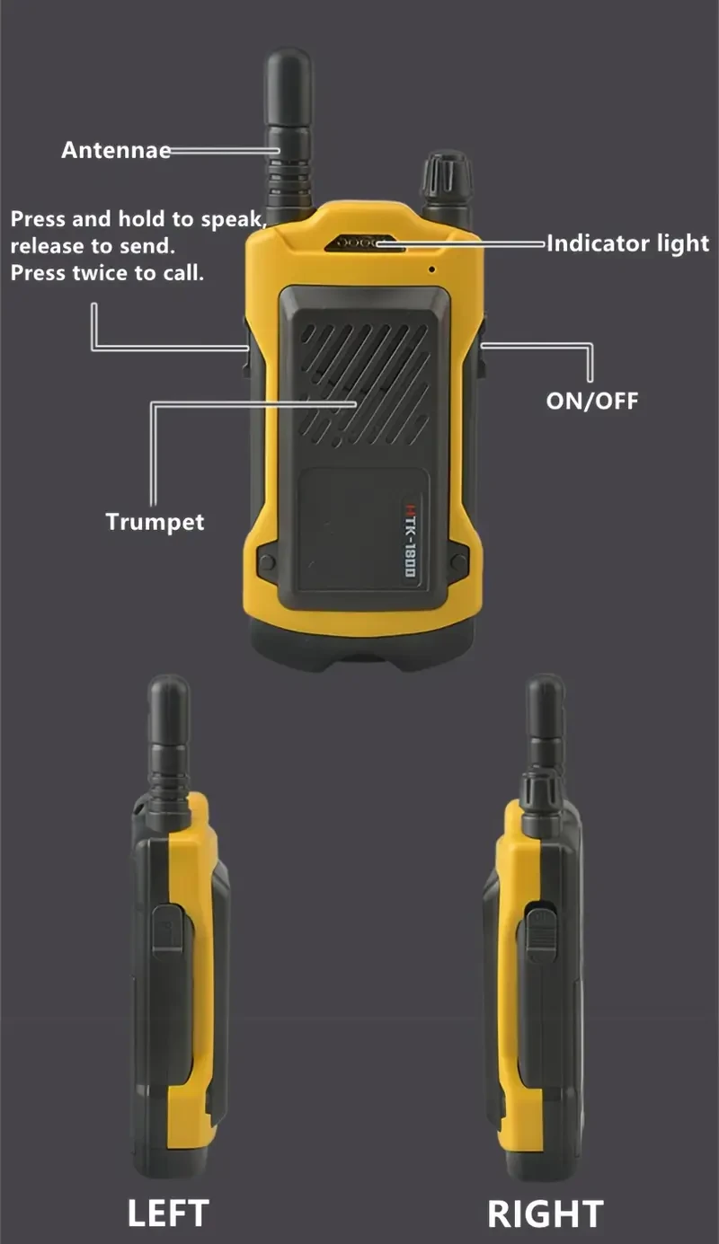 2pcs Children's Walkie-talkie Wireless Call Parent-child Interactive Outdoor Toys Christmas, Halloween, Thanksgiving Gift