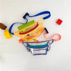 Children's Transparent Plastic Beach Jelly Waist Pack