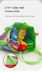 Off-road Vehicle Bag Carpet Ringing Paper Toy Car