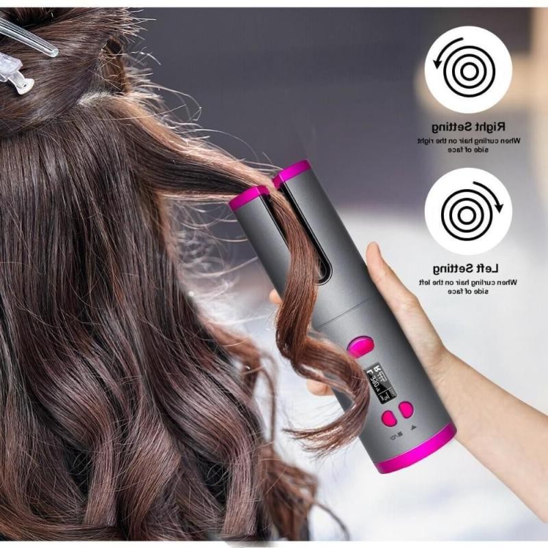 Automatic Hair Curler USB Cordless Wireless Auto Ceramic Curling Iron Hair Waver T Waves Iron Curling Wand Air Curler