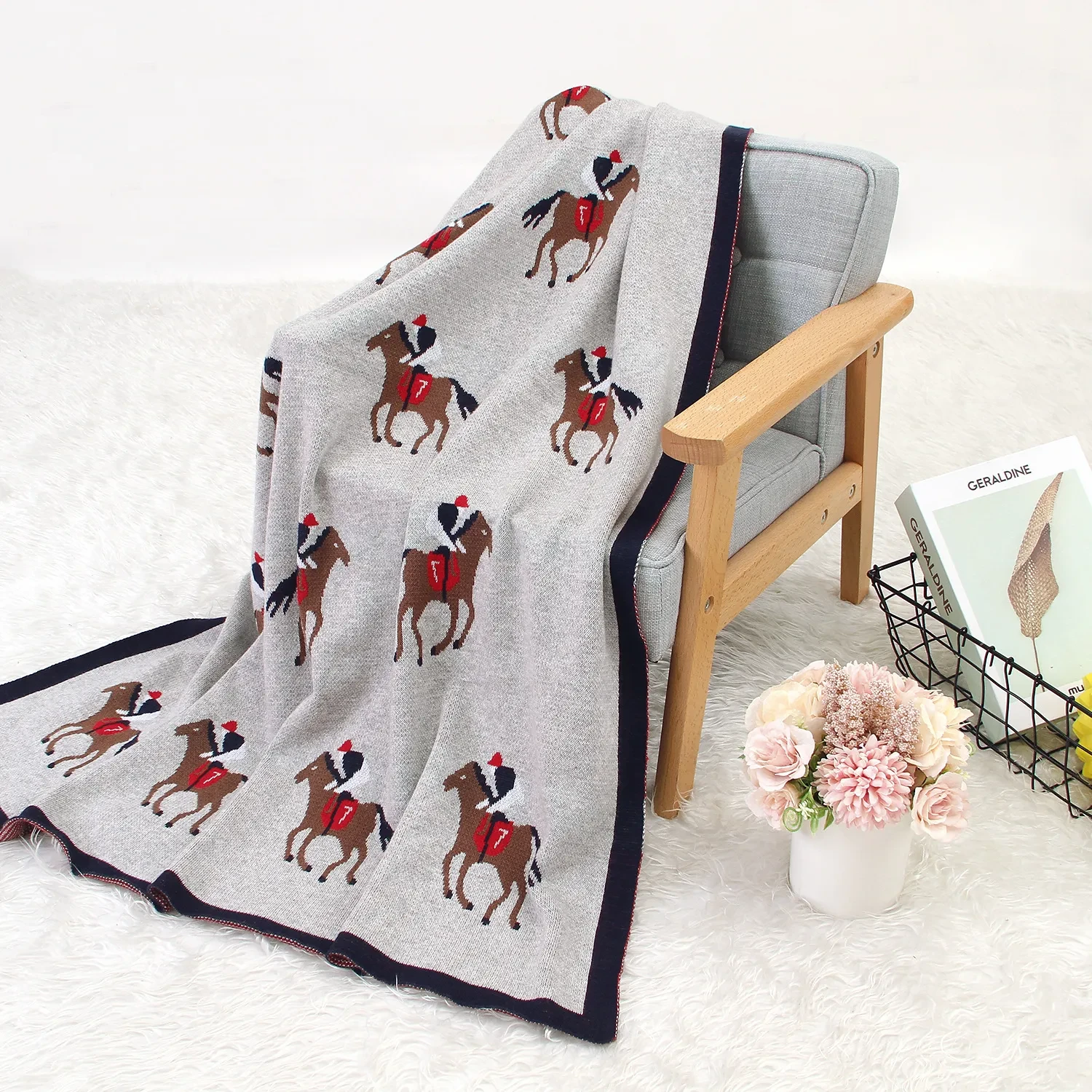 Baby Blankets Soft Stroller Sleeping Covers Kids Swaddle Wrap Blanke