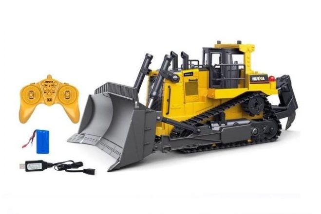 RC Bulldozer – 1:16 Scale Remote Control Bulldozer with Alloy Construction