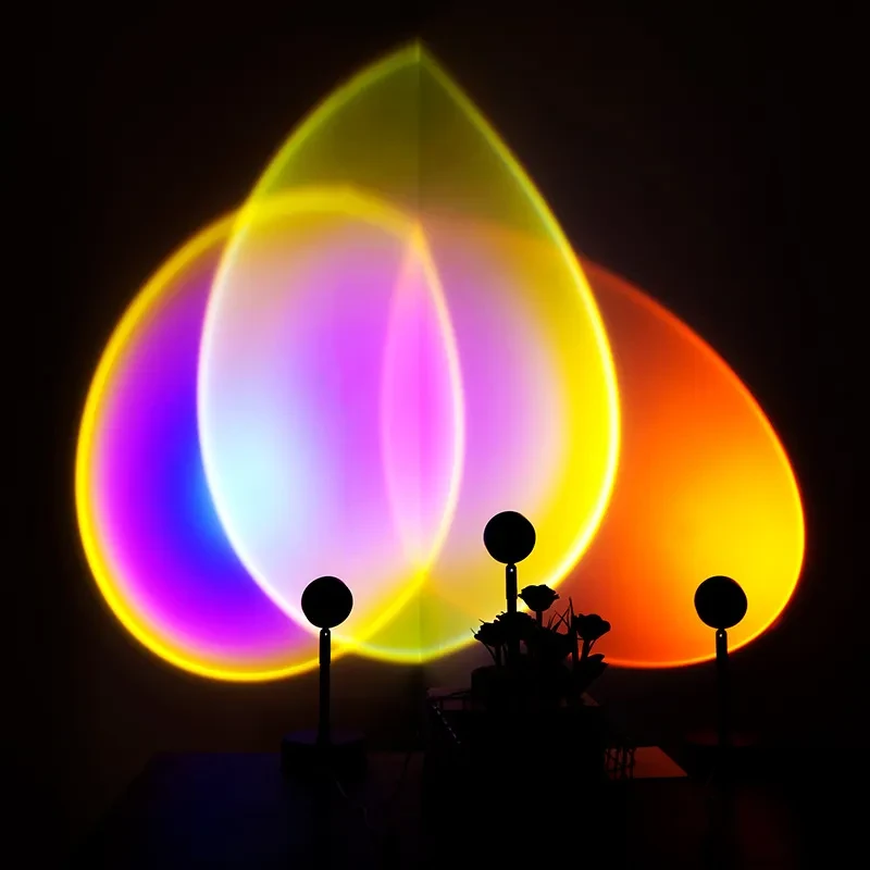 Sunset Projector Lamp LED RGB87 Remote Control 16 Colors