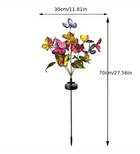 🦋Solar Outdoor Butterfly Lights💐