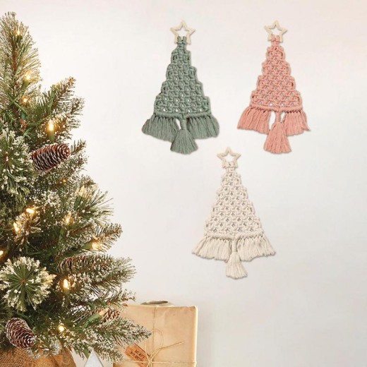 DIY Christmas Gift Handwoven Material Bag
