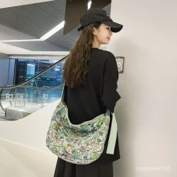 Women's Large Pattern Canvas Bag