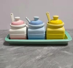 Cool Color Kitchen Seasoning Jar Kitchen Supplies Seasoning Spoo