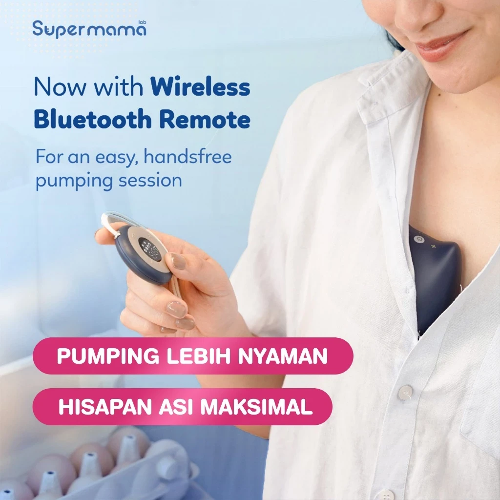Supermama Lab Electric Breast Pump Handsfree | Portable & Wearable with Remote [Cordless] | Maximum and Painless Breast