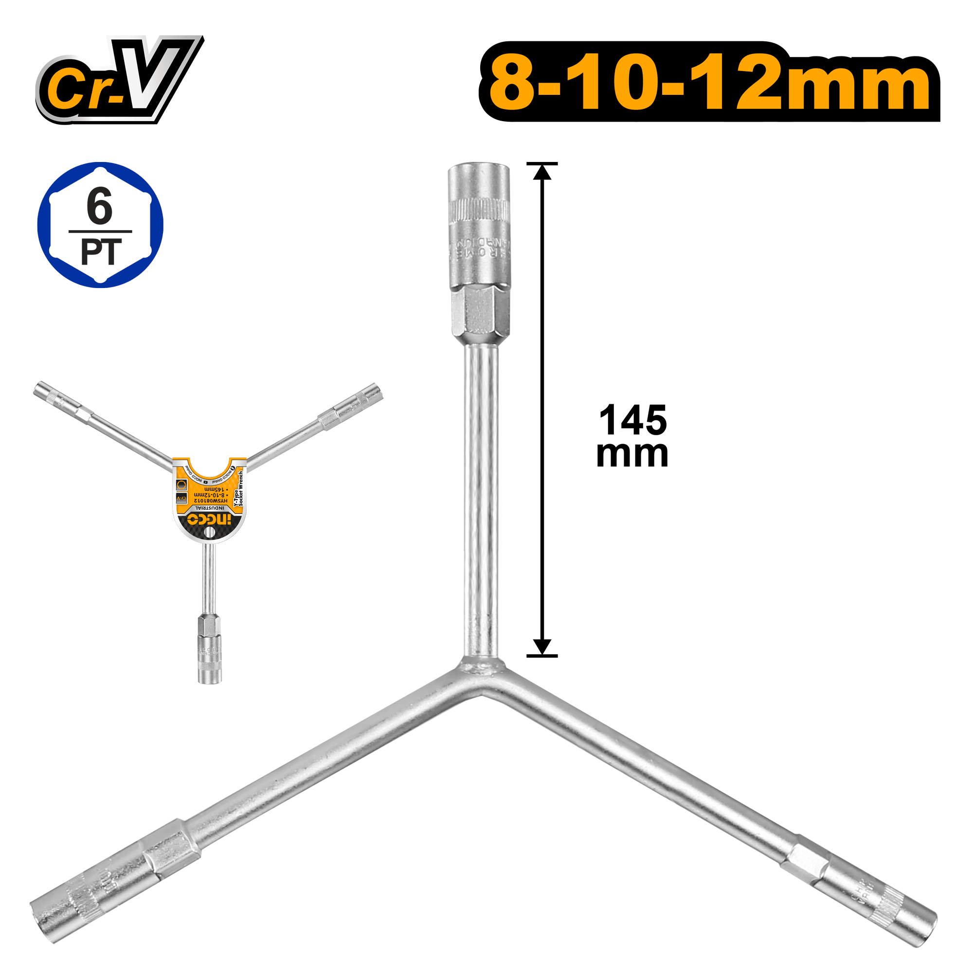Y-type socket wrench