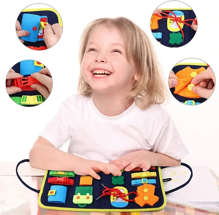 Montessori Toys Busy Board For Children's Sensory Development educational toys for children Activity Book