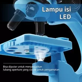 【24H】1200X Microscope Biology Toys Microscope LED Kit Lab Home School Educational Science Toys for Kids/Educational Toys