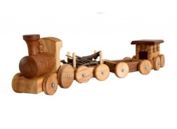 Large Train with 3 Wagons
