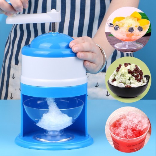 Portable Manual Ice Crushers Hand Crank Ice Shaver Shave Ice Machine Smoothie Maker Household Kitchen Bar Ice Blender Drink Tool Summer Gadgets