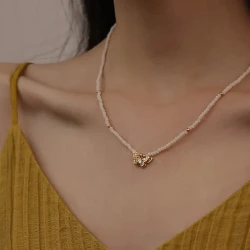 French Fashion Light Luxury Exquisite Zircon Necklace