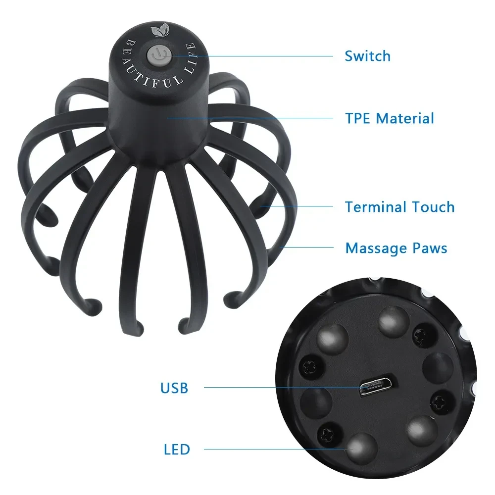 Octopus Electric Massage Relaxation Physiotherapy Device
