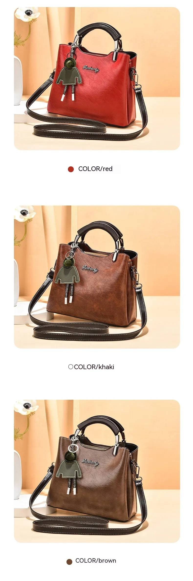 Simple Retro Small Handbag Women