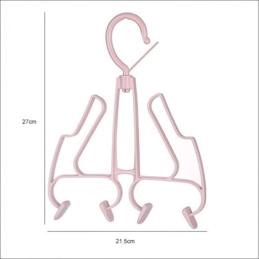 Plastic Balcony Multipurpose Shoe Hanging Rack