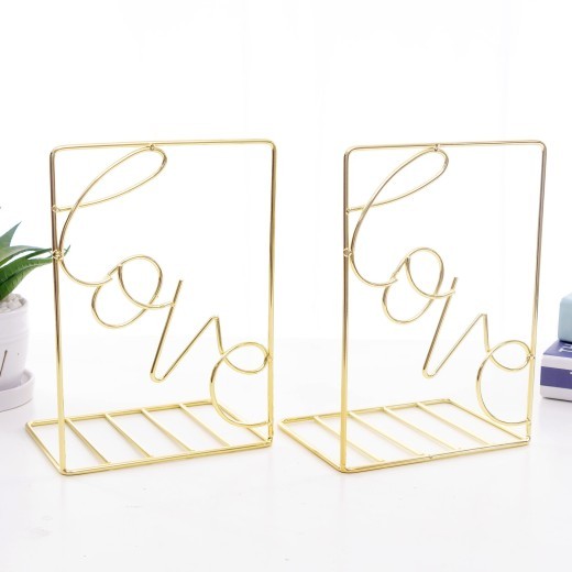 Creative Metal Telescopic Book Stand Storage Rack
