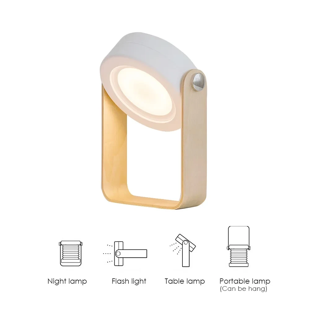 Foldable Touch Dimmable Reading LED Night Light