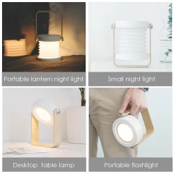 Foldable Touch Dimmable Reading LED Night Light