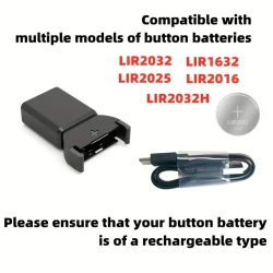 3.6V Button Battery Charger Applicable Rechargeable