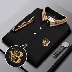 Embroidered Men's Pure Cotton Popsicle Polo Shirt