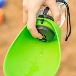 Dogs Feeding Water Dispenser Accompanying Cup