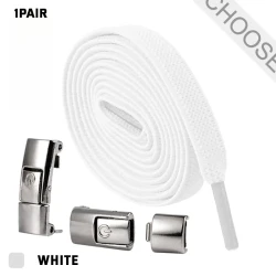 Press Lock Shoelaces Without Ties Elastic Laces