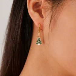 Shop the Christmas Element Earrings Female Fashion Stainless Steel – perfect for the holiday season. Featuring snowflakes, reindeer, and Christmas trees, these stylish earrings add a festive touch to your look. Ideal for Christmas parties and gift-giving!
