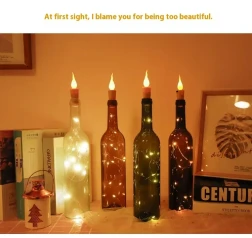 LED Candle Bottle Stopper Light Strip Flashing