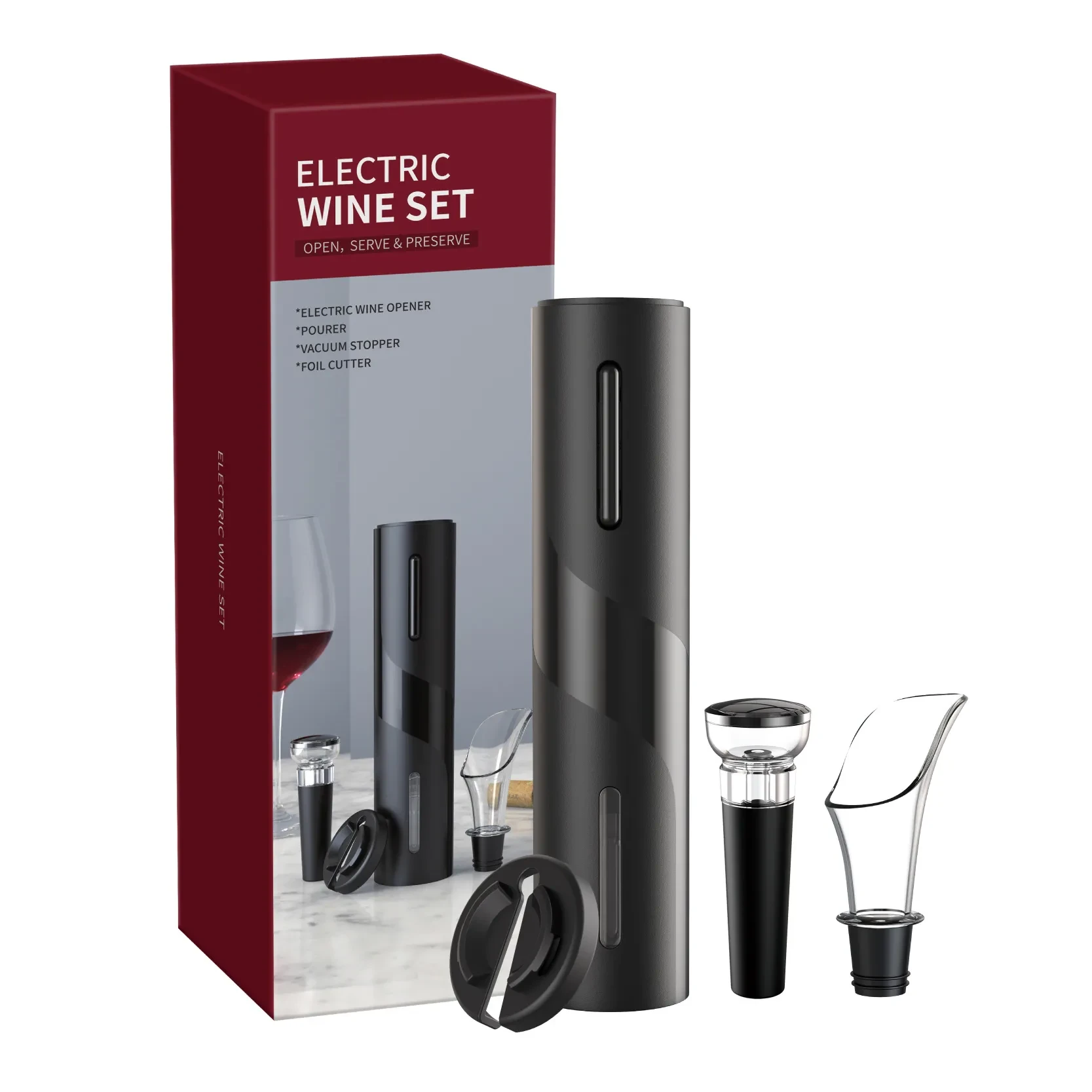 Electric Wine Opener Automatic With Foil Cutter