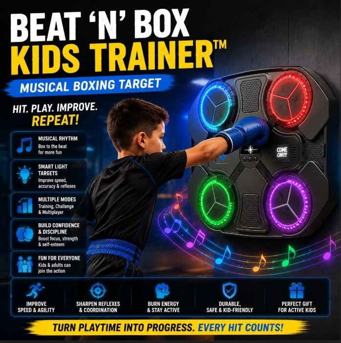 Beat ‘n’ Box Kids Trainer™ | Musical Boxing Target