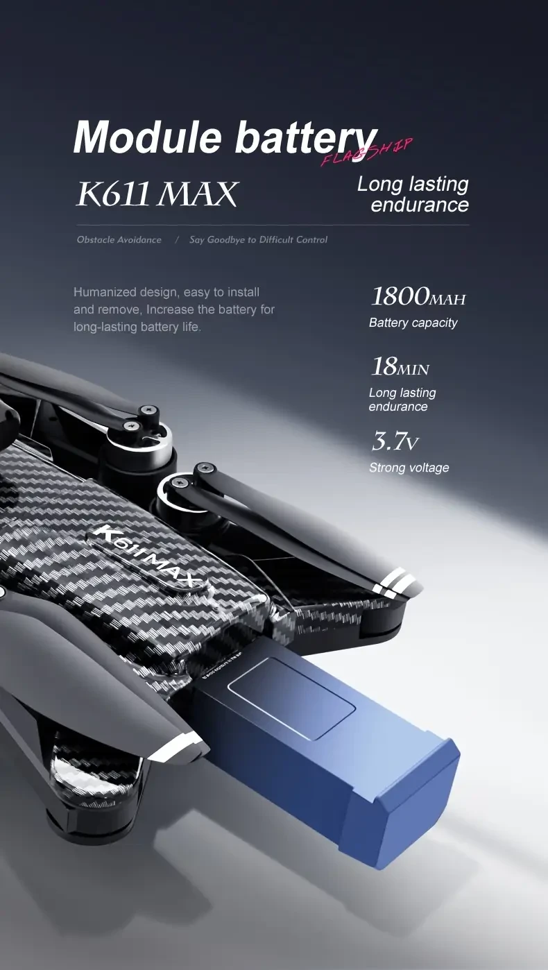 ProMaster 4K Dual Camera Drone - Quadcopters with Optical Flow Positioning, Auto Obstacle Avoidance, Auto Hover Stability, 360-Degree Rotation, and Ultra HD Video Recording - Capture Stunning Aerial Footage with Ease