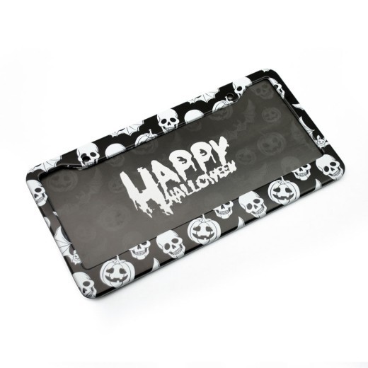 Photo Frame American Pumpkin License Plate Frame