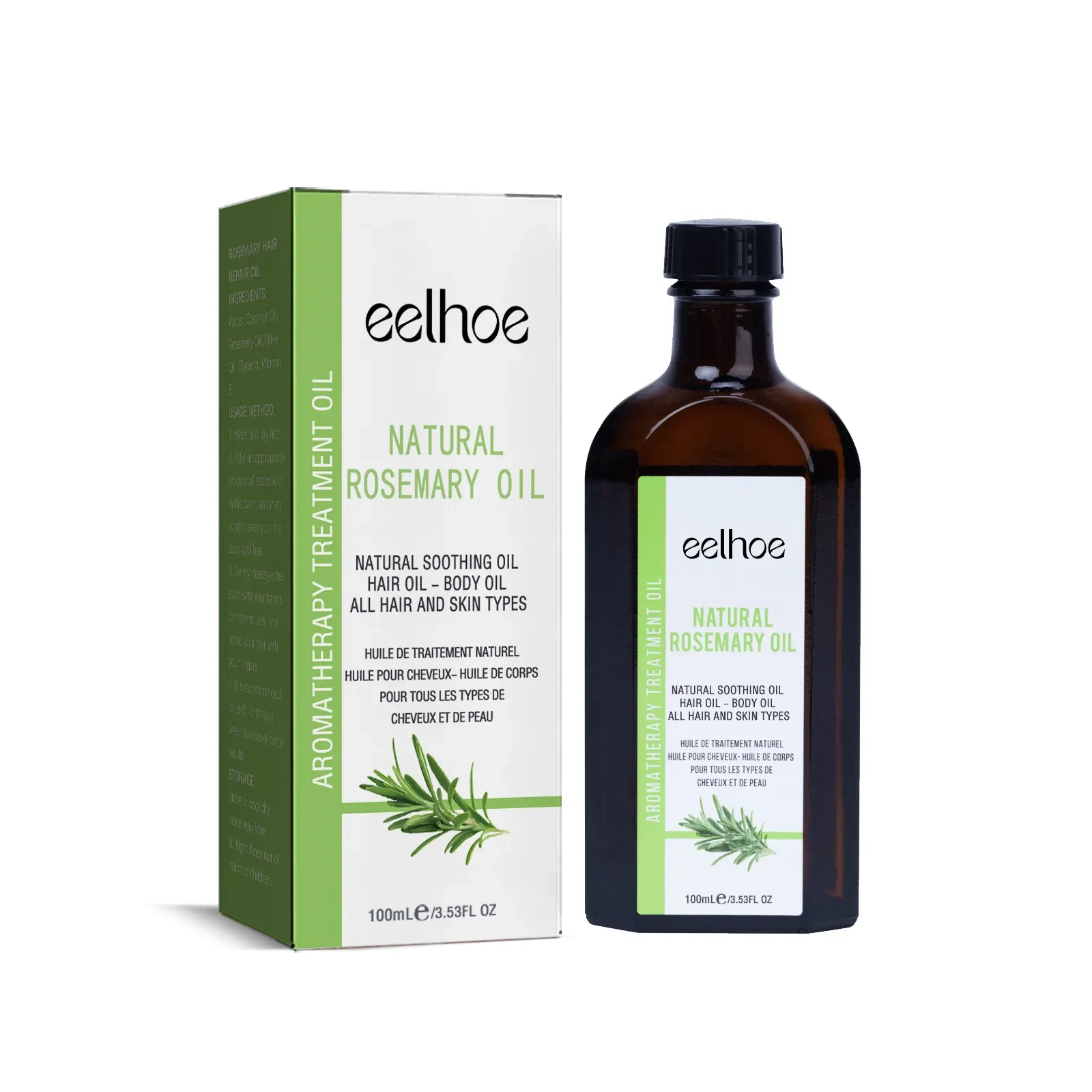 Rosemary Luxe Hair Oil – Anti-Frizz & Softness for Long-Lasting Shine