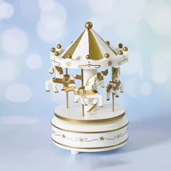 Glam Style Carousel Music Box