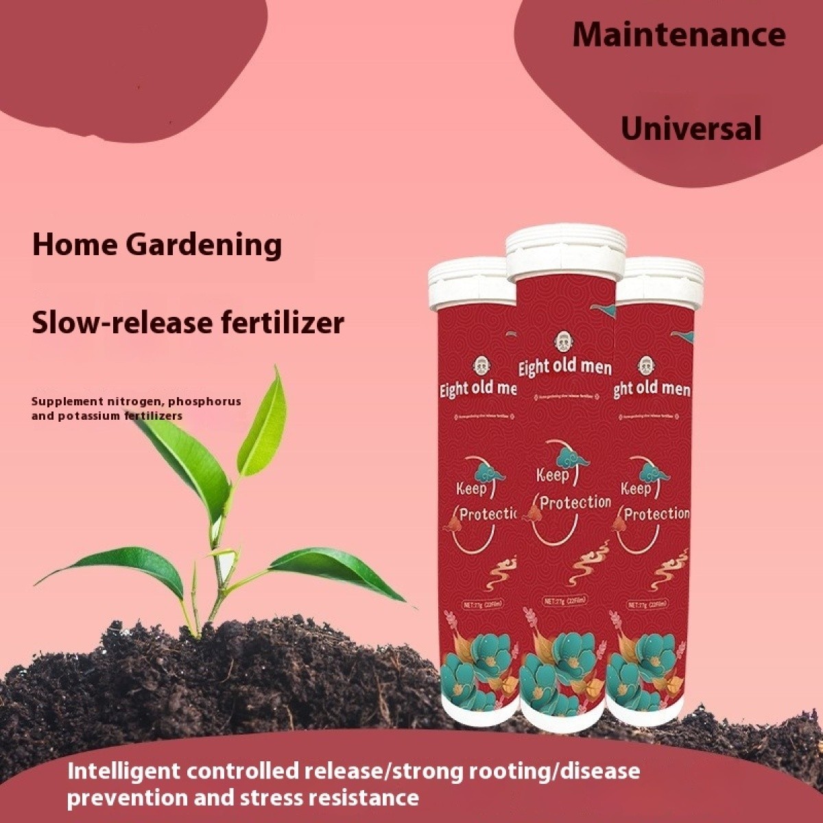 Home Gardening Universal Slow-Release Tablet Organic Fertilizer