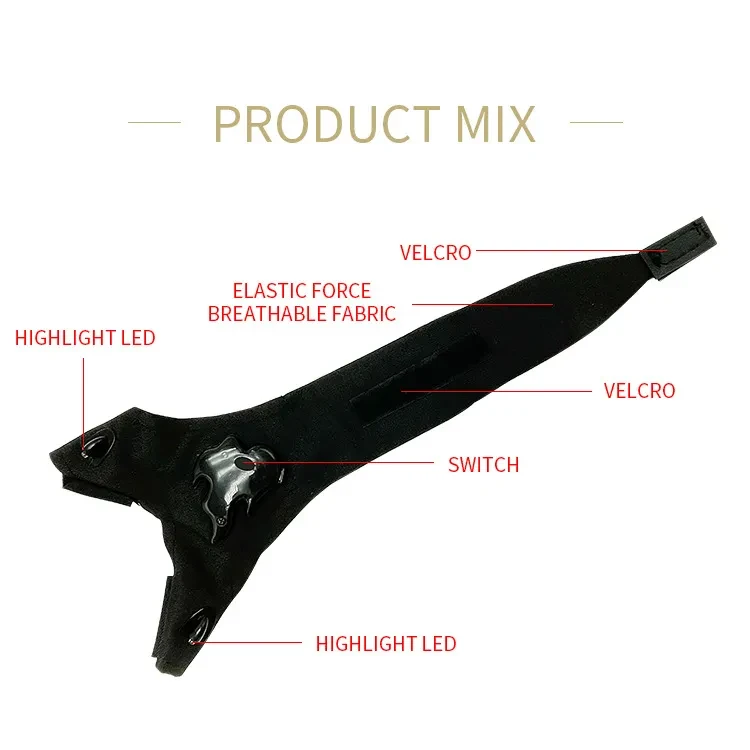 LED Gloves with Waterproof Lights