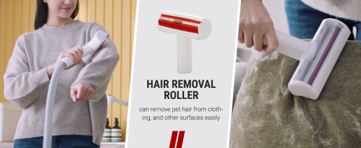 VacLife Pet Hair Vacuum For Shedding Grooming With Dog Clipper - Multipurpose Dog Grooming Kit With Brushes And Other Grooming Tools For Dogs And Cats