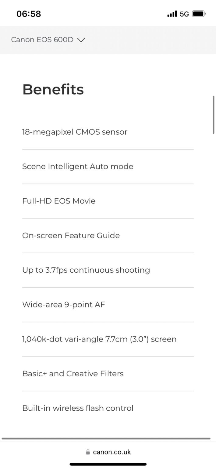 Canon EOS 600D