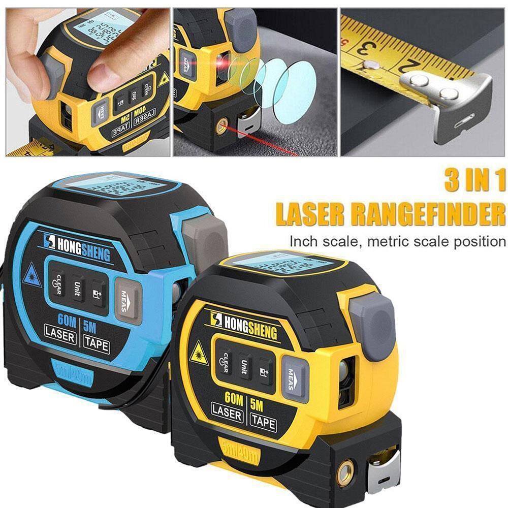 MeasurinSight 3-In-1 Infrared Laser Tape Measuring