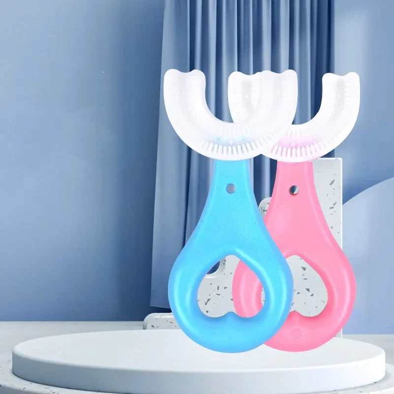 Soft Silicone U-Shaped Toothbrush for Youngsters