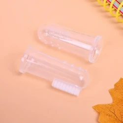 2pcs Silicone Finger Toothbrush - Safe Oral Cleaning
