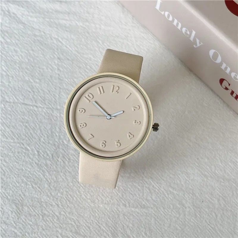 Women Quartz Watch – Macaron Color Retro Digital Wristwatch