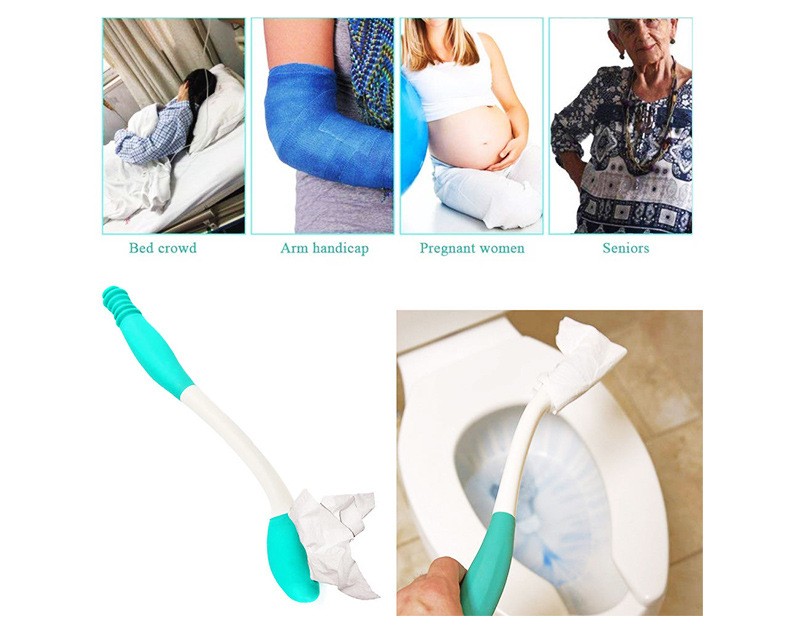 Elderly Pregnant Women No Need To Bend Over To Wipe The Toilet
