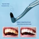 Plaque-Removing Manual Tooth Stain Cleaning Brush
