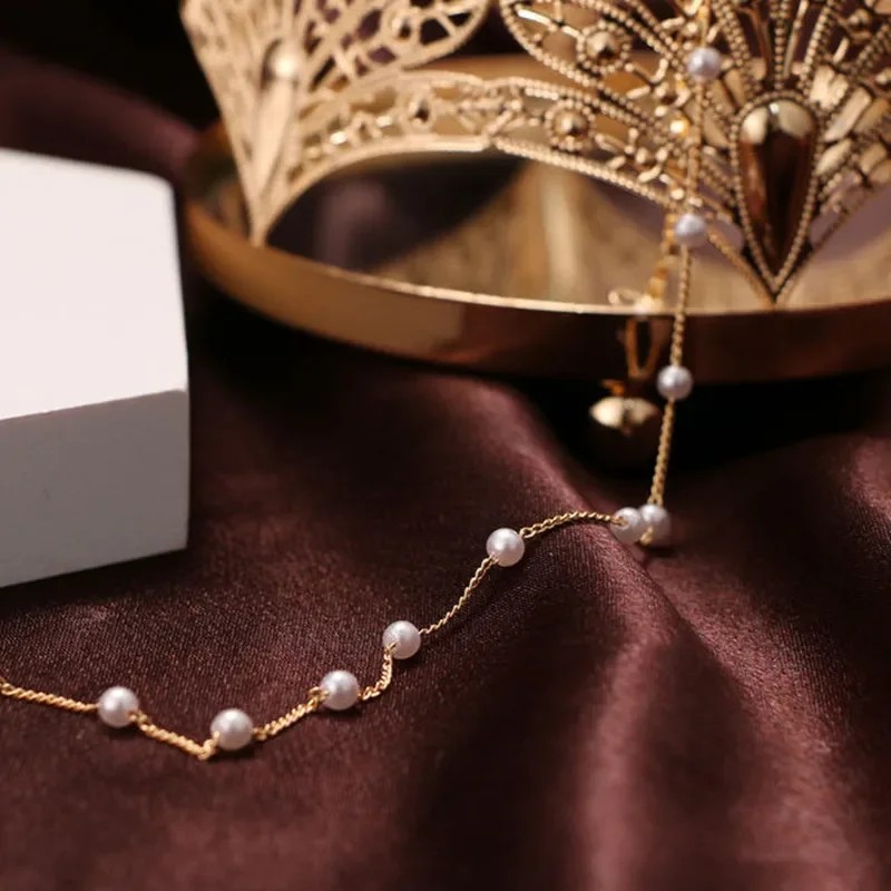 Women’s Korean Style Pearl Choker Necklace