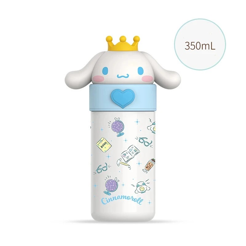 Miniso Hello Kitty Cinnamoroll Kuromi Stainless Steel 316 Thermos Water Bottle – Vacuum Termo Kids Vacuum Flask Bottle Tumbler